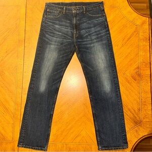 Levi's 505 Regular Fit Jeans Mens Size 36x32 Blue Denim Classic Pants